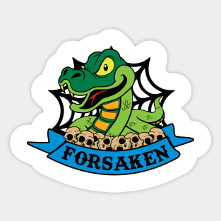 Forsaken Snake Tattoo Sticker